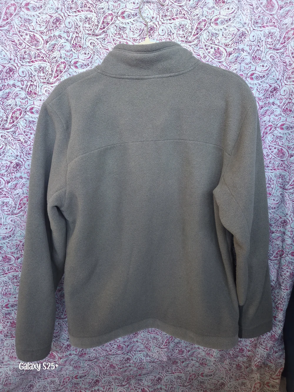 The North Face Men's Taupe/Gray Full‑Zip Fleece Jacket